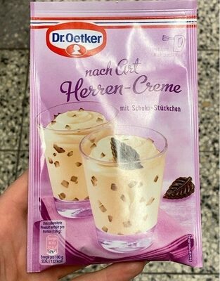 Dr.Oetker Herrencreme für 250ml 62g