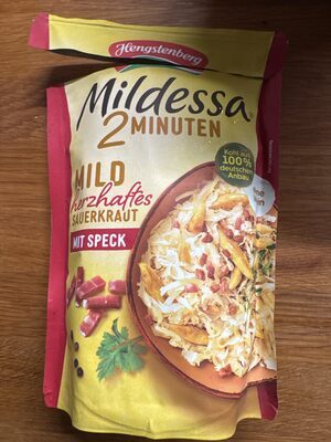Mildessa Mildes Sauerkraut mit Speck 400g