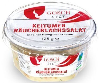 Gosch Keitumer Räucherlachssalat 125g