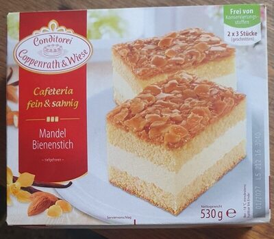 Coppenrath&Wiese Cafeteria Mandel-Bienenstich-Schnitte 6ST 530g