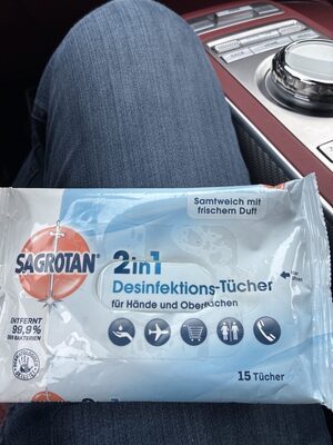 Sagrotan 2in1 Desinfektions-Tücher 15ST