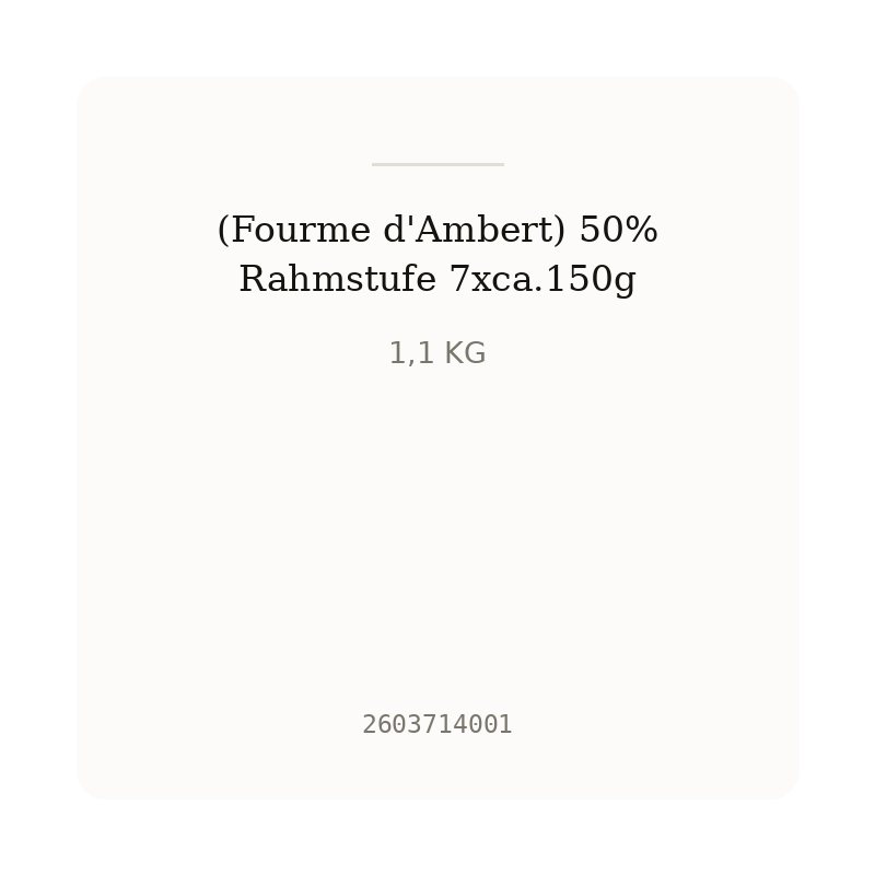 (Fourme d'Ambert) 50% Rahmstufe 7xca.150g