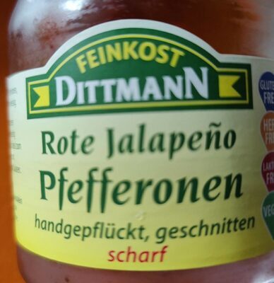 Feinkost Dittmann Jalapeno Ringe rot 335g