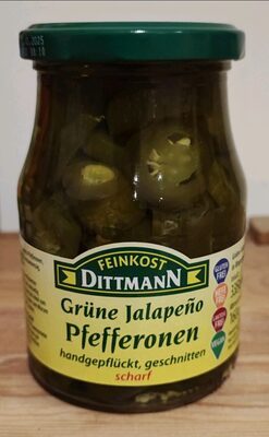 Feinkost Dittmann Jalapeno Ringe grün 335g