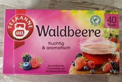 Teekanne Waldbeere Früchtetee 40ST 100g
