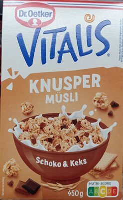 Dr.Oetker Vitalis Knusper Schoko+Keks 450g