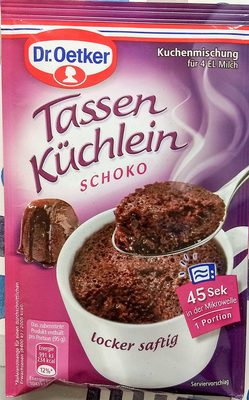 Dr.Oetker Tassenküchlein Schoko 55g