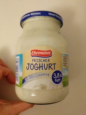 Ehrmann Frischer Joghurt mild&cremig 3,8% 500g MW