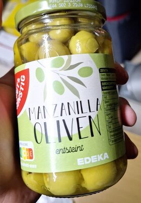 GUT&GÜNSTIG Oliven grün entsteint 340g