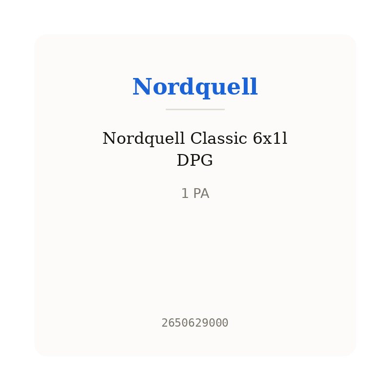Nordquell Classic 6x1l DPG