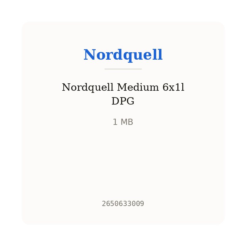 Nordquell Medium 6x1l DPG