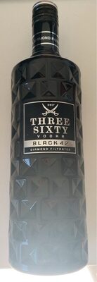 Three Sixty Vodka Black 42% 0,7l