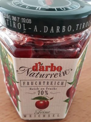 Darbo Naturrein Fruchtreich Konfitüre Kirsche 200g