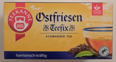 Teekanne Ostfriesen Teefix Rainforest Alliance 20ST 30g