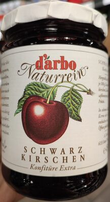 Darbo Naturrein Schwarzkirschen Konfitüre 450g