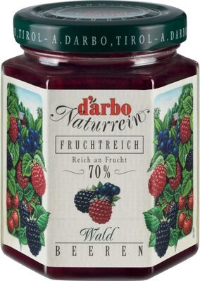 Darbo Naturrein Fruchtreich Waldbeeren 200g