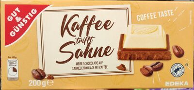 GUT&GÜNSTIG Schokolade Kaffee Sahne 200g