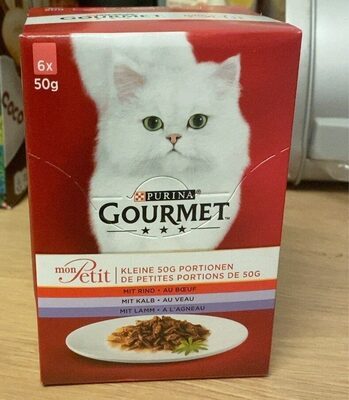 Gourmet Mon Petit Rind Katzennassnahrung 6x50g