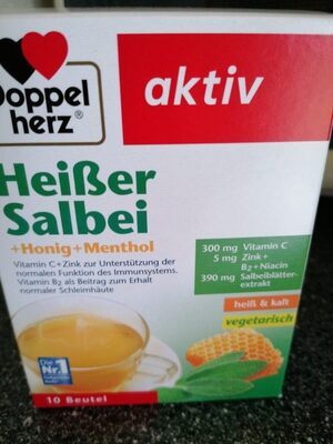 Doppelherz Heißer Salbei + Honig + Menthol 10Beutel 150g