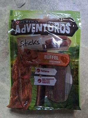 Adventuros Sticks mit wildem Büffelgeschmack 120g