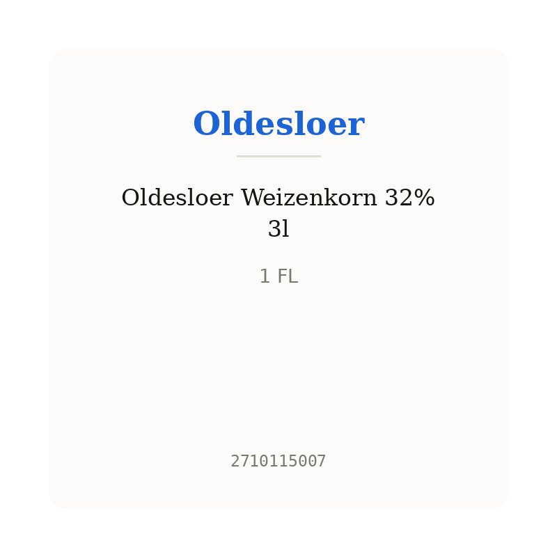 Oldesloer Weizenkorn 32% 3l