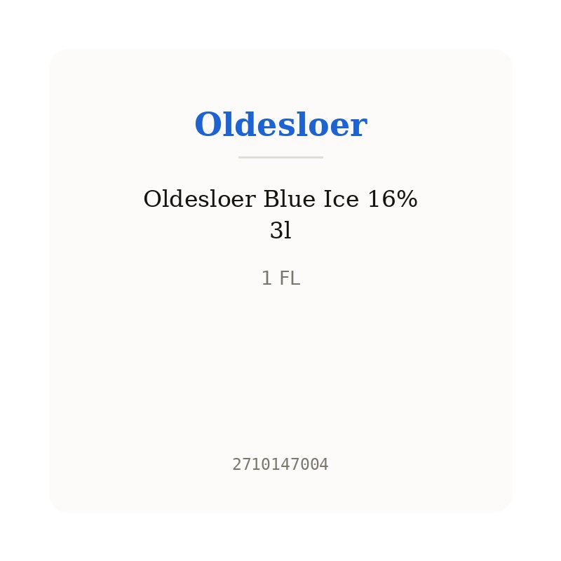 Oldesloer Blue Ice 16% 3l