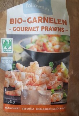 Bio Followfish Naturland Gourmet Prawns netto 256g
