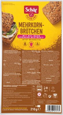 Dr.Schär Mehrkornbrötchen 4ST 210g
