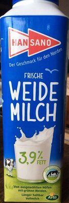 Hansano Weidemilch 3,9% 0,5l