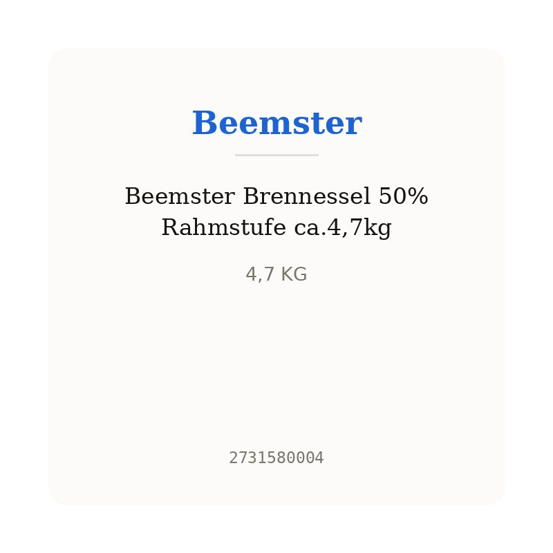 Beemster Brennessel 50% Rahmstufe ca.4,7kg