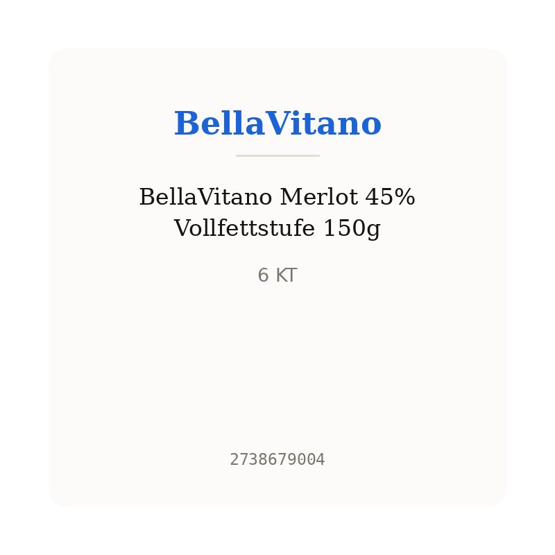 BellaVitano Merlot 45% Vollfettstufe 150g