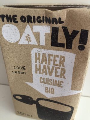 Bio Oatly Hafer Haver Cuisine 250ml