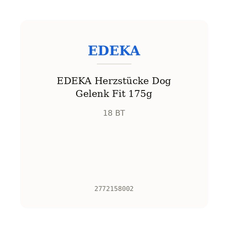 EDEKA Herzstücke Dog Gelenk Fit 175g