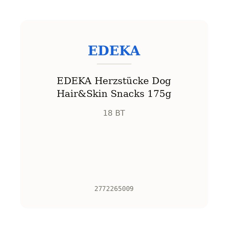 EDEKA Herzstücke Dog Hair&Skin Snacks 175g