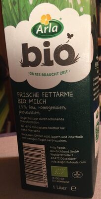Bio Arla Weidemilch 1,5% 1l