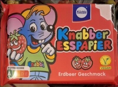 Küchle Knabber-Esspapier 4-Farbig 25g