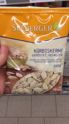 Seeberger Kürbiskerne in Schale geröstet gesalzen 100g
