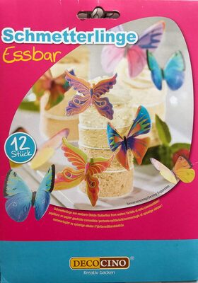 Dekoback Essbare Schmetterlinge 12ST 4g