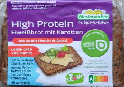 Mestemacher Karotten Eiweißbrot 250g