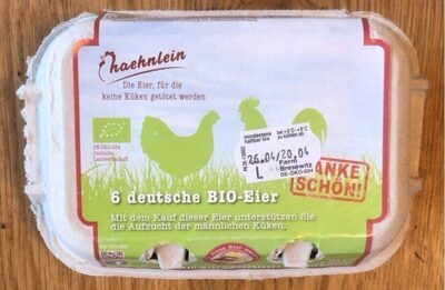 Bio Hähnlein frische Eier S-L vGK 6ST