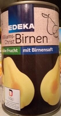 EDEKA Herzstücke Williams Christ Birnen in Birnensaft 410g