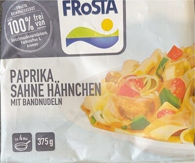 Frosta Paprika Sahne Hähnchen mit Nudeln 375g