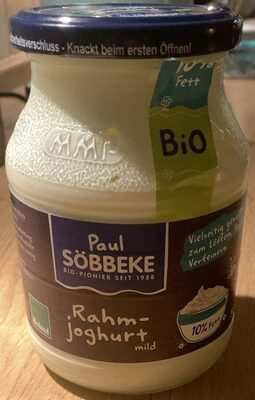 Bio Söbbeke Rahmjoghurt 500g MW