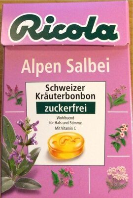 Ricola Alpen Salbei Hustenbonbons ohne Zucker 50g