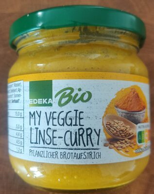 Bio EDEKA My Veggie Veganer Brotaufstrich Linse Curry 180g
