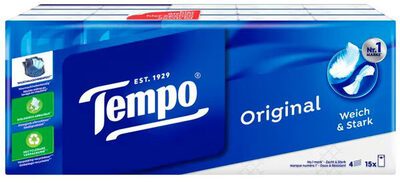 Tempo Taschentücher Original Softpack 15x10ST