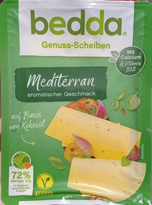 bedda Scheiben mediterran vegan 150g