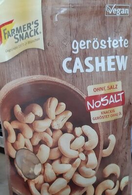 Farmer's Snack Cashewkerne geröstet ohne Salz 150g