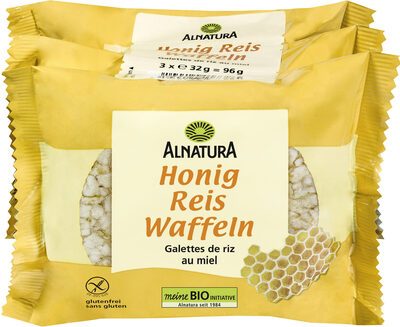 Bio Alnatura Honig Reiswaffel 96g