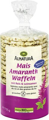 Bio Alnatura Mais-Amaranth Waffeln 115g